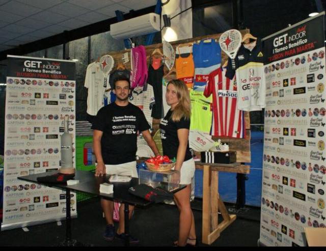 Los organizadores: Laura Fraile y Sergio Gómez